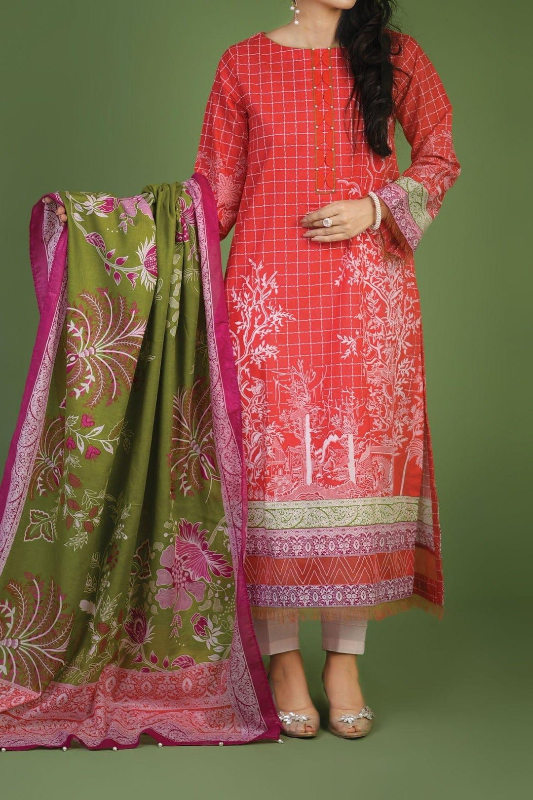 Mizaj - 3 Piece | Unstitched | Lawn - S3L-220387 - Studio by TCS