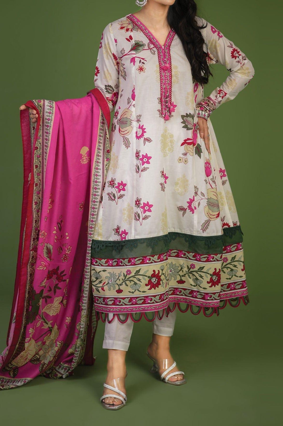 Mizaj - 3 Piece | Unstitched | Lawn - S3L-220391 - Studio by TCS