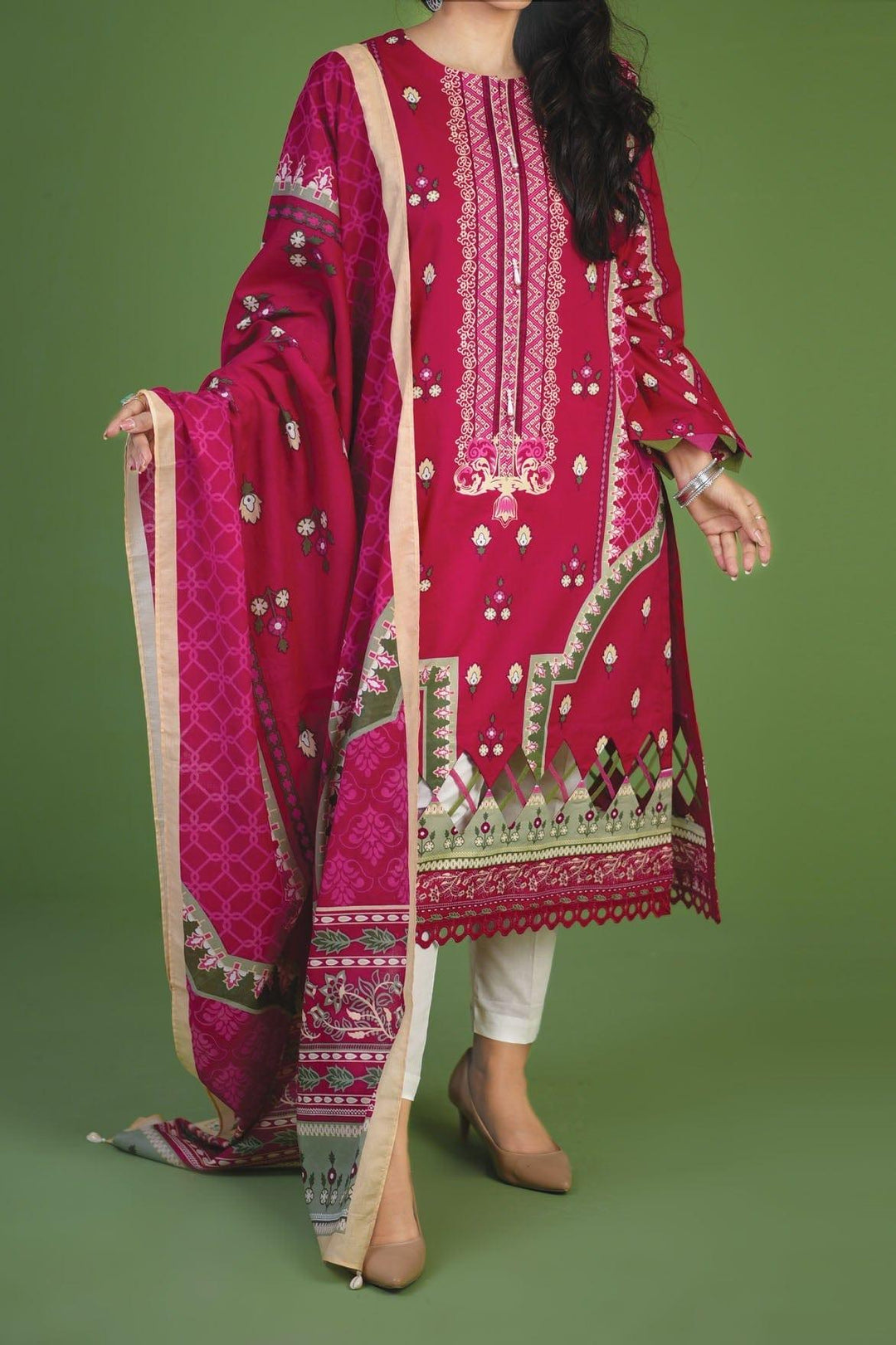 Mizaj - 3 Piece | Unstitched | Lawn - S3L-220393 - Studio by TCS