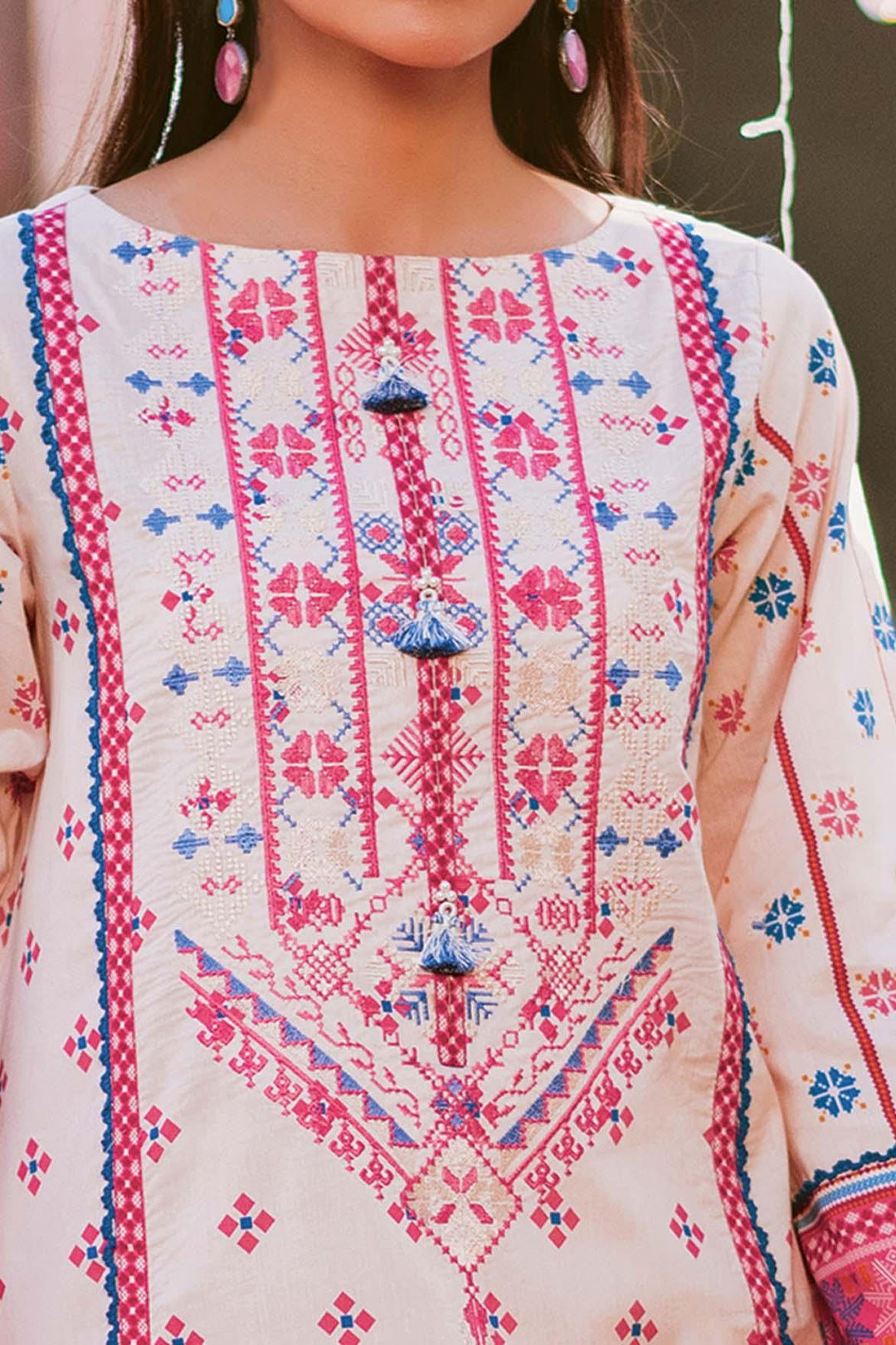 Mizaj - 3 Piece | Unstitched | Embroidered Lawn - S3LE-220113 - Studio by TCS