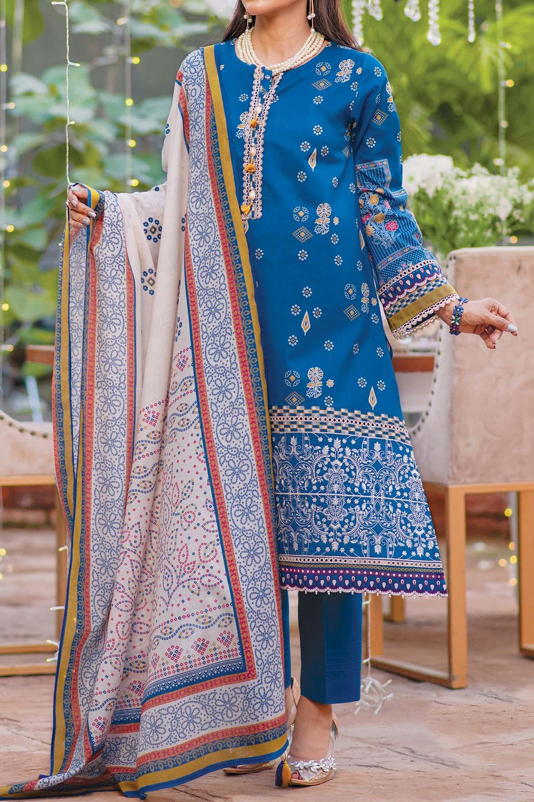 Mizaj - 3 Piece | Unstitched | Embroidered Lawn - S3LE-220114 - Studio by TCS