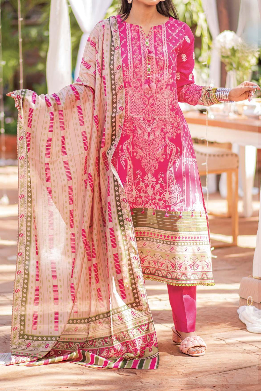 Mizaj - 3 Piece | Unstitched | Embroidered Lawn - S3LE-220119 - Studio by TCS