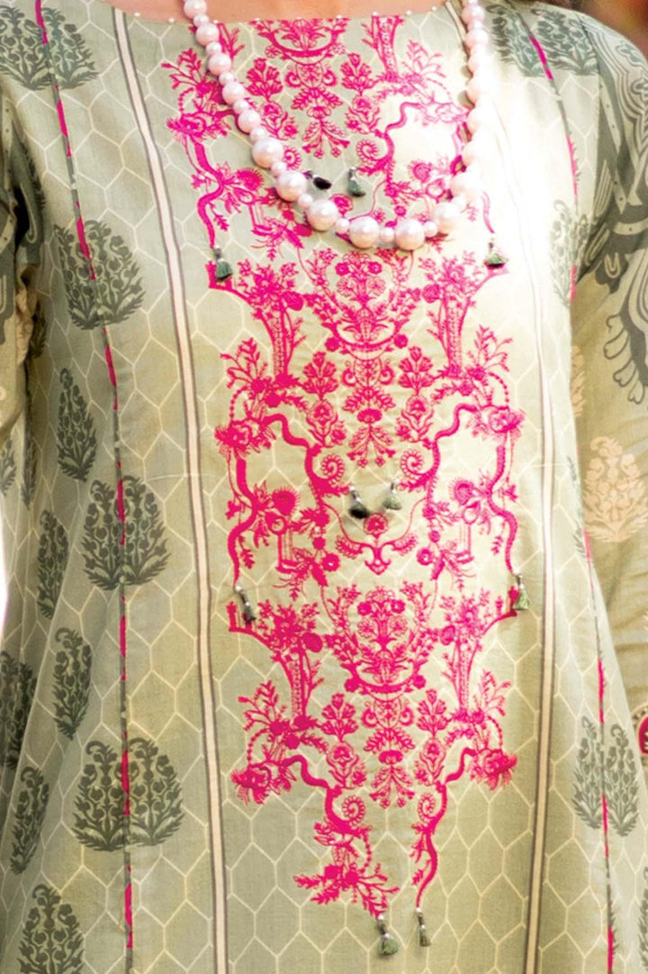 Mizaj - 3 Piece | Unstitched | Embroidered Lawn - S3LE-220120 - Studio by TCS