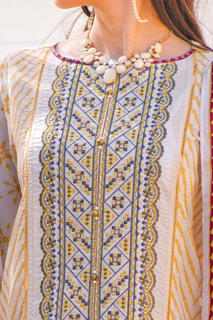Mizaj - 3 Piece | Unstitched | Embroidered Lawn - S3LE-220122 - Studio by TCS