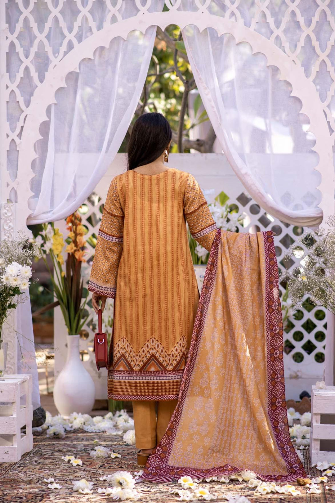 Mizaj - 3 Piece | Unstitched | Embroidered Lawn - S3LE-220124 - Studio by TCS