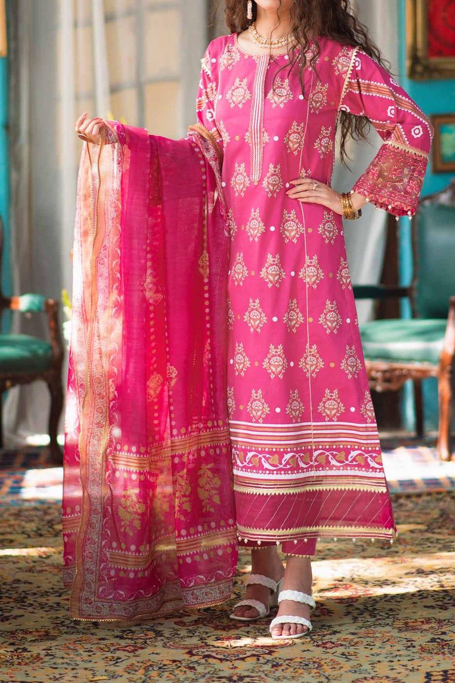 Mizaj - Unstitched Gold Paste - Festive Collection - 2203205 - 3 Piece - Studio by TCS