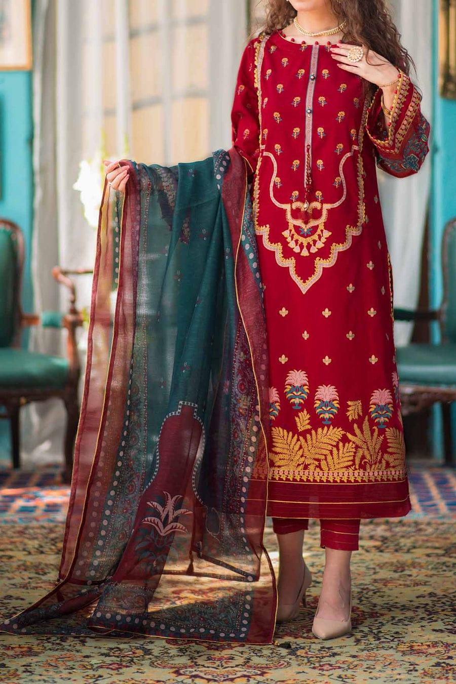 Mizaj - Unstitched Gold Paste - Festive Collection - 2203209 - 3 Piece - Studio by TCS