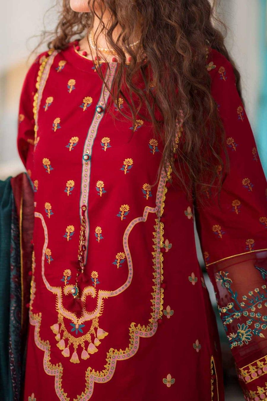 Mizaj - Unstitched Gold Paste - Festive Collection - 2203209 - 3 Piece - Studio by TCS