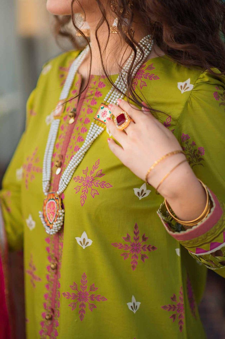 Mizaj - Unstitched Gold Paste - Festive Collection - 2203215 - 3 Piece - Studio by TCS