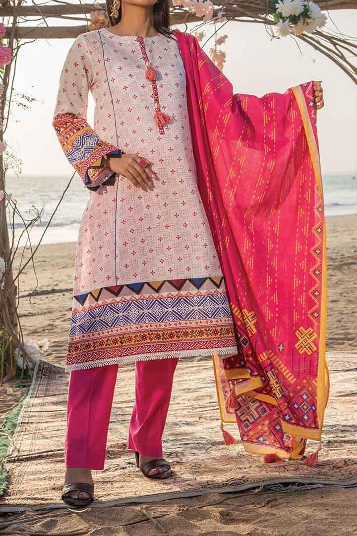 Mizaj - Unstitched Lawn - 3 PC - Studio by TCS