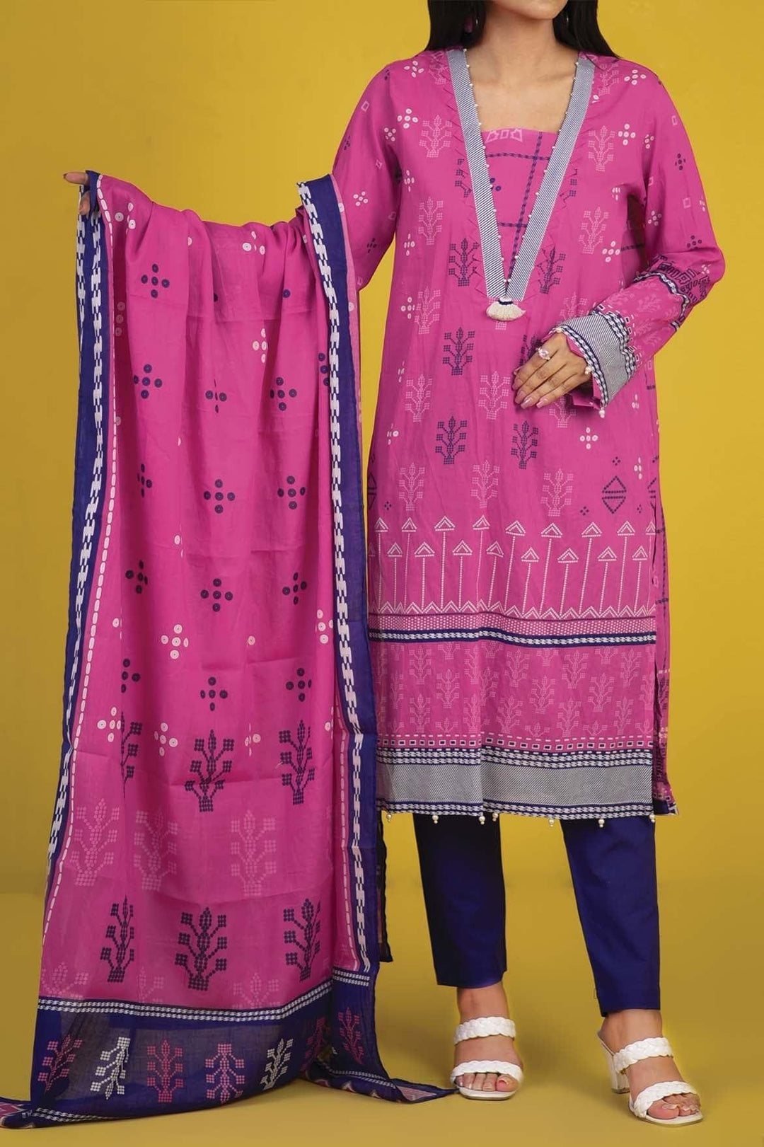 Mizaj - 3 Piece | Unstitched | Lawn - S3RL-220164 - Studio by TCS