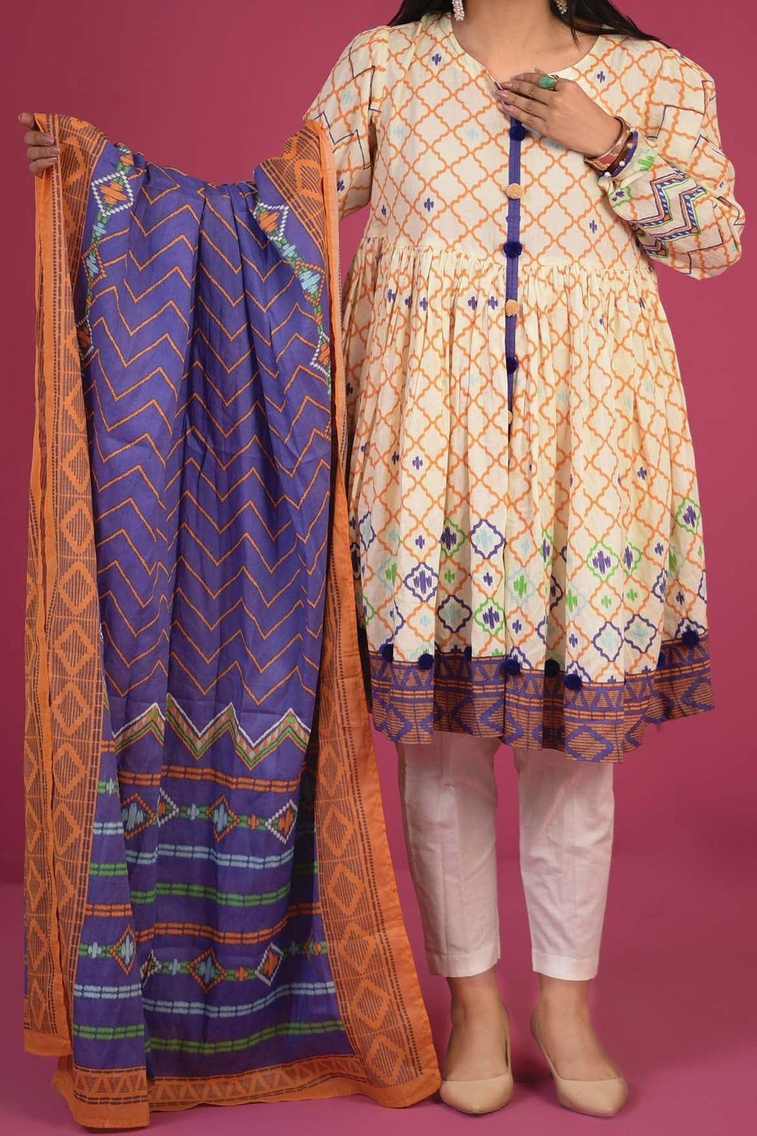 Mizaj - 3 Piece | Unstitched | Lawn - S3RL-220165 - Studio by TCS