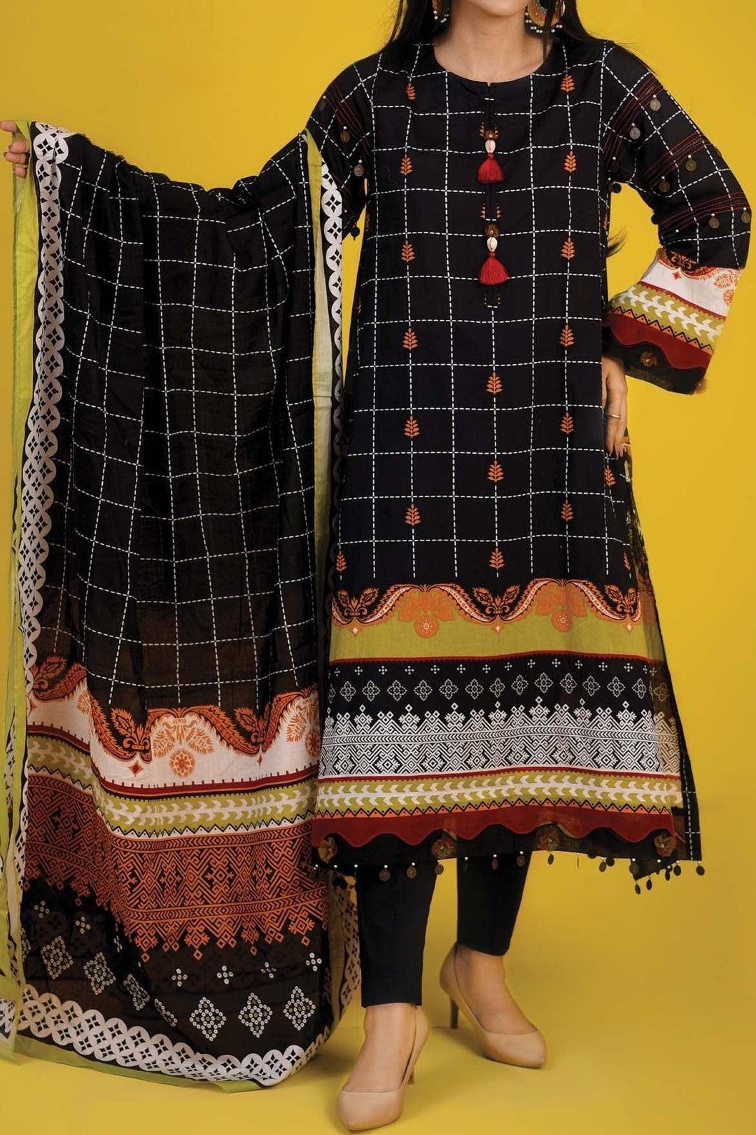 Mizaj - 3 Piece | Unstitched | Lawn - S3RL-220166 - Studio by TCS