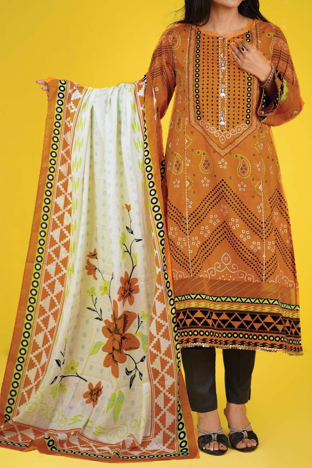 Mizaj - 3 Piece | Unstitched | Lawn - S3RL-220168 - Studio by TCS
