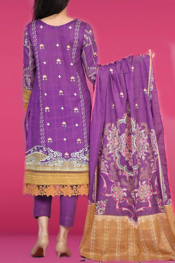 Mizaj - 3 Piece | Unstitched | Embroidered Lawn - S3RL-220170 - Studio by TCS