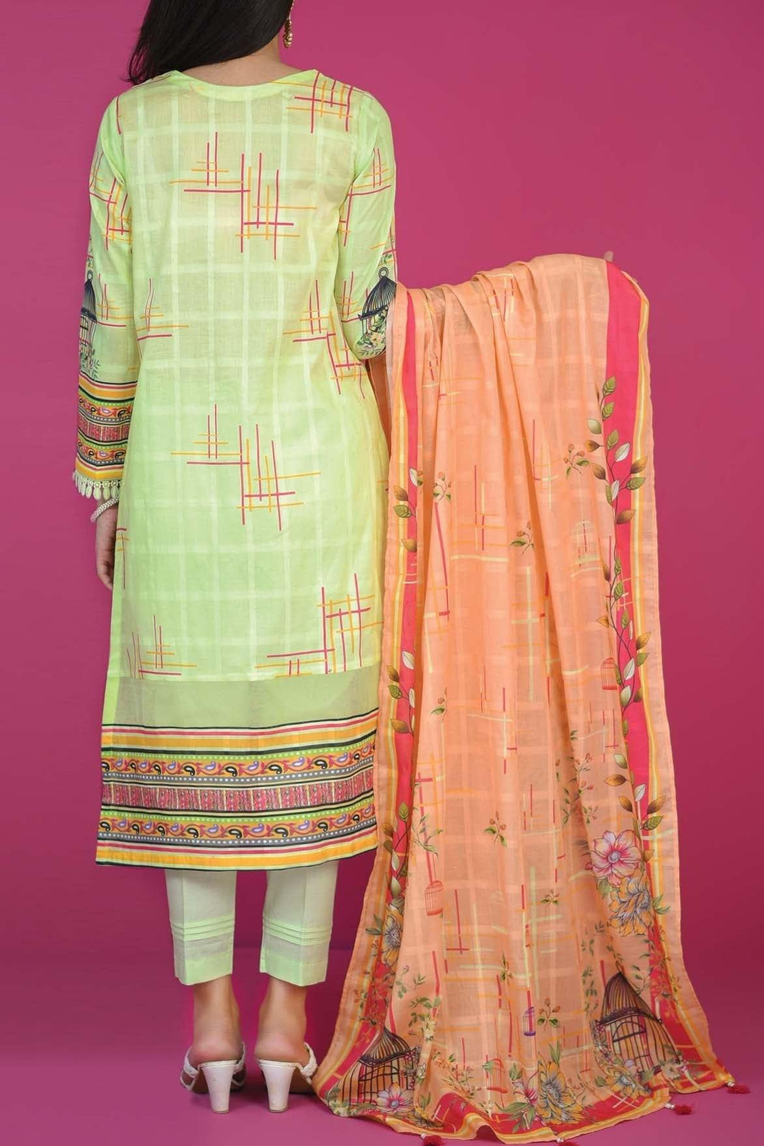 Mizaj - 3 Piece | Unstitched | Embroidered Lawn - S3RL-220172 - Studio by TCS