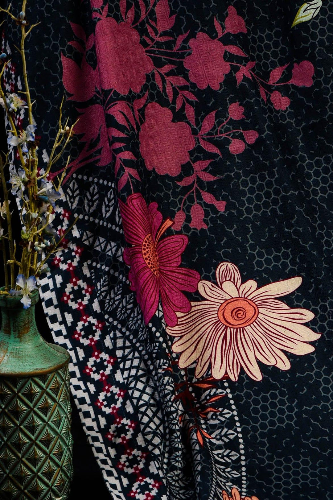 Mizaj - Printed Winter Shawl - Studio by TCS