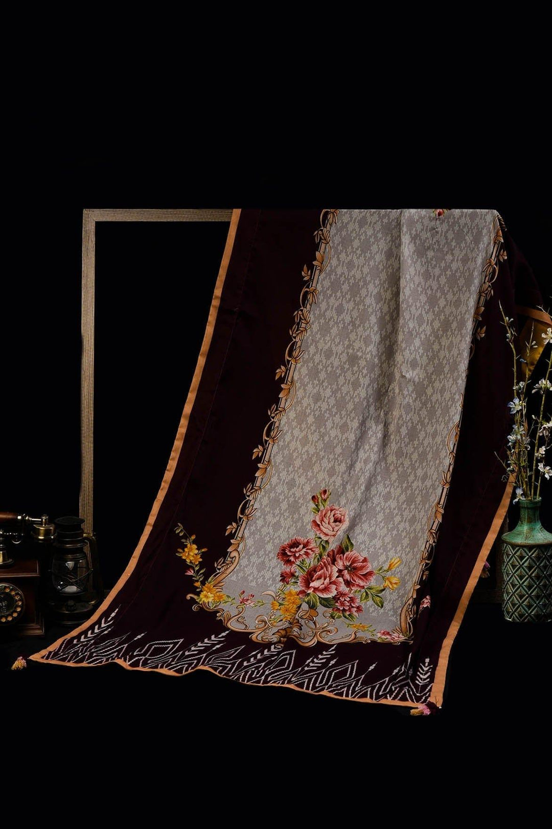Mizaj - Printed Winter Shawl - Studio by TCS