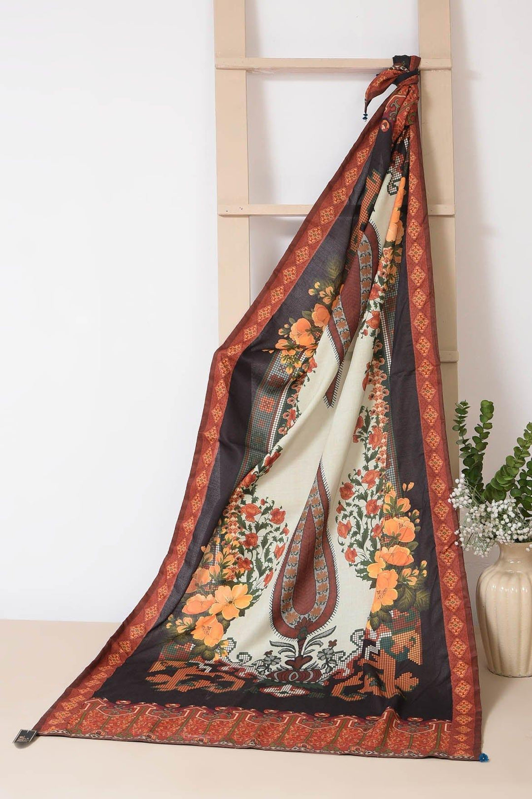 Mizaj - Printed Winter Shawl - Studio by TCS