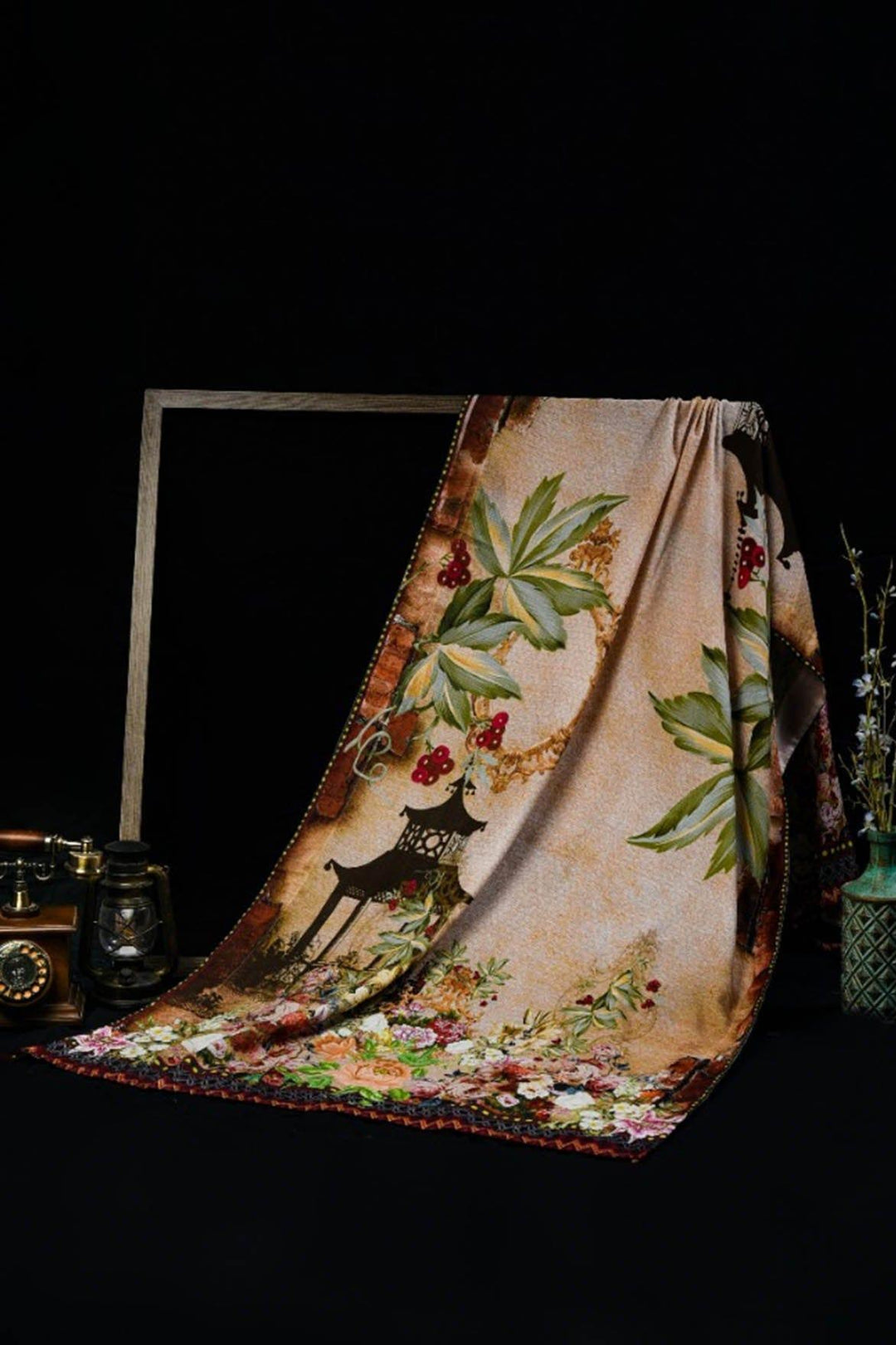 Mizaj - Printed Winter Shawl - Studio by TCS