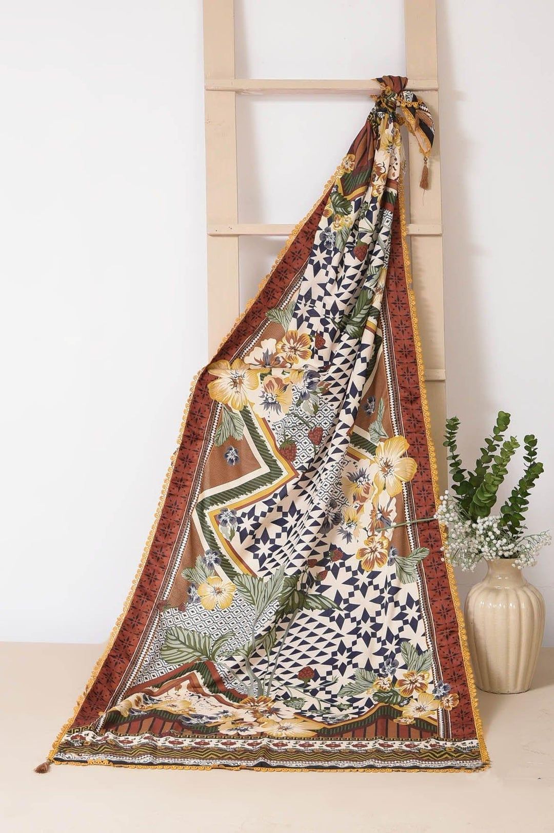 Mizaj - Printed Winter Shawl - Studio by TCS
