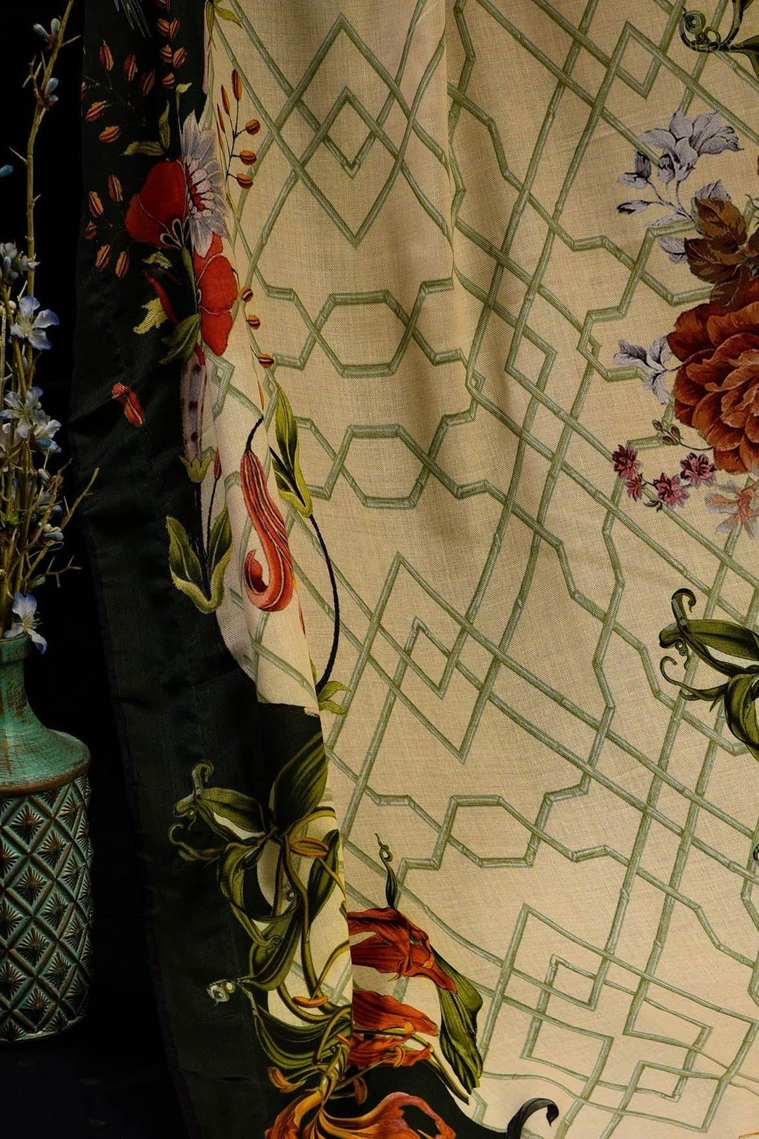 Mizaj - Printed Winter Shawl - Studio by TCS