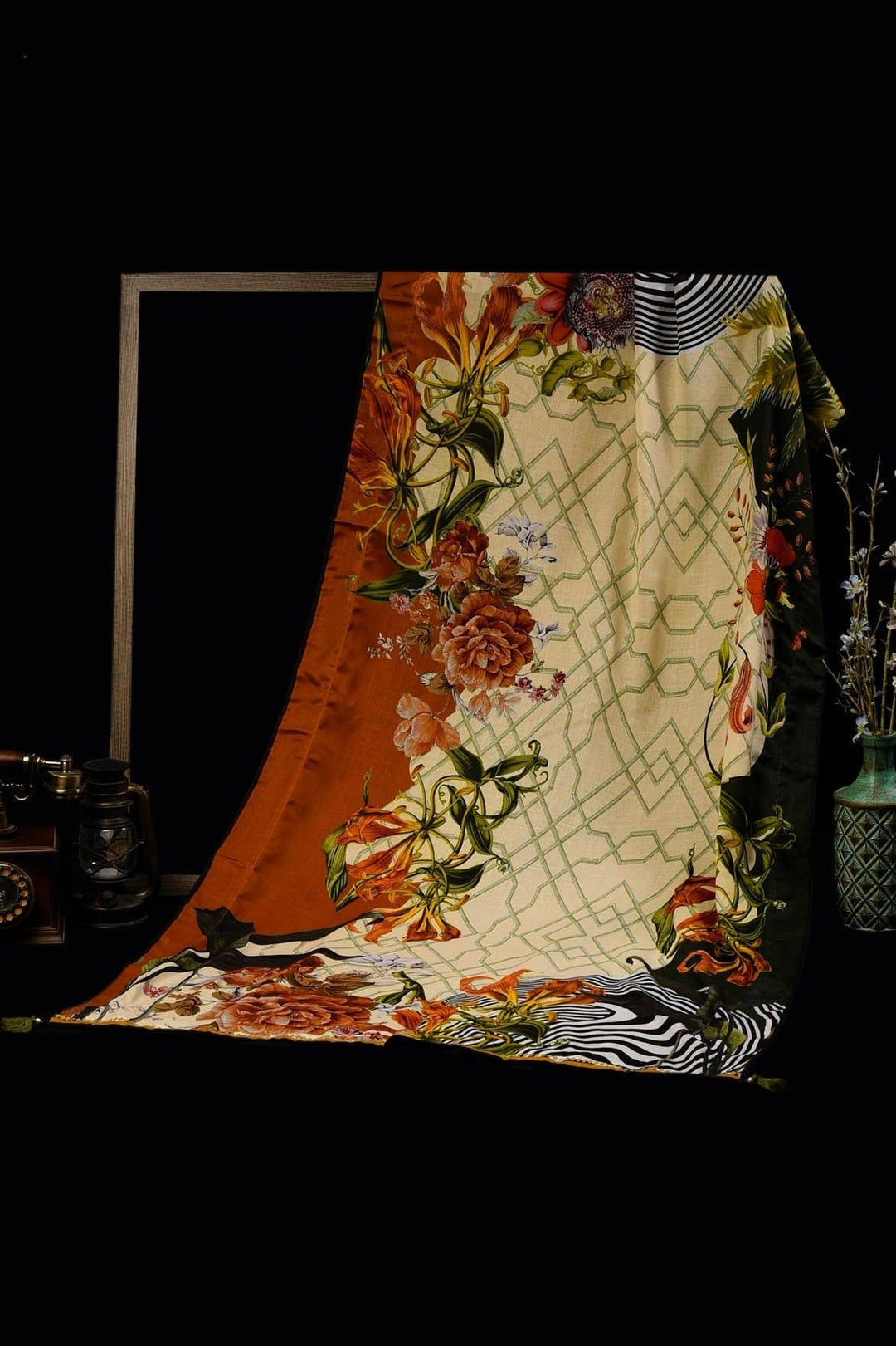 Mizaj - Printed Winter Shawl - Studio by TCS