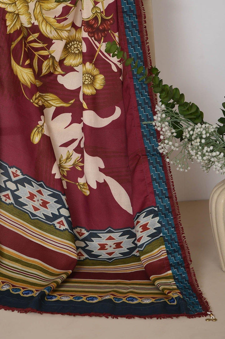 Mizaj - Printed Winter Shawl - Studio by TCS