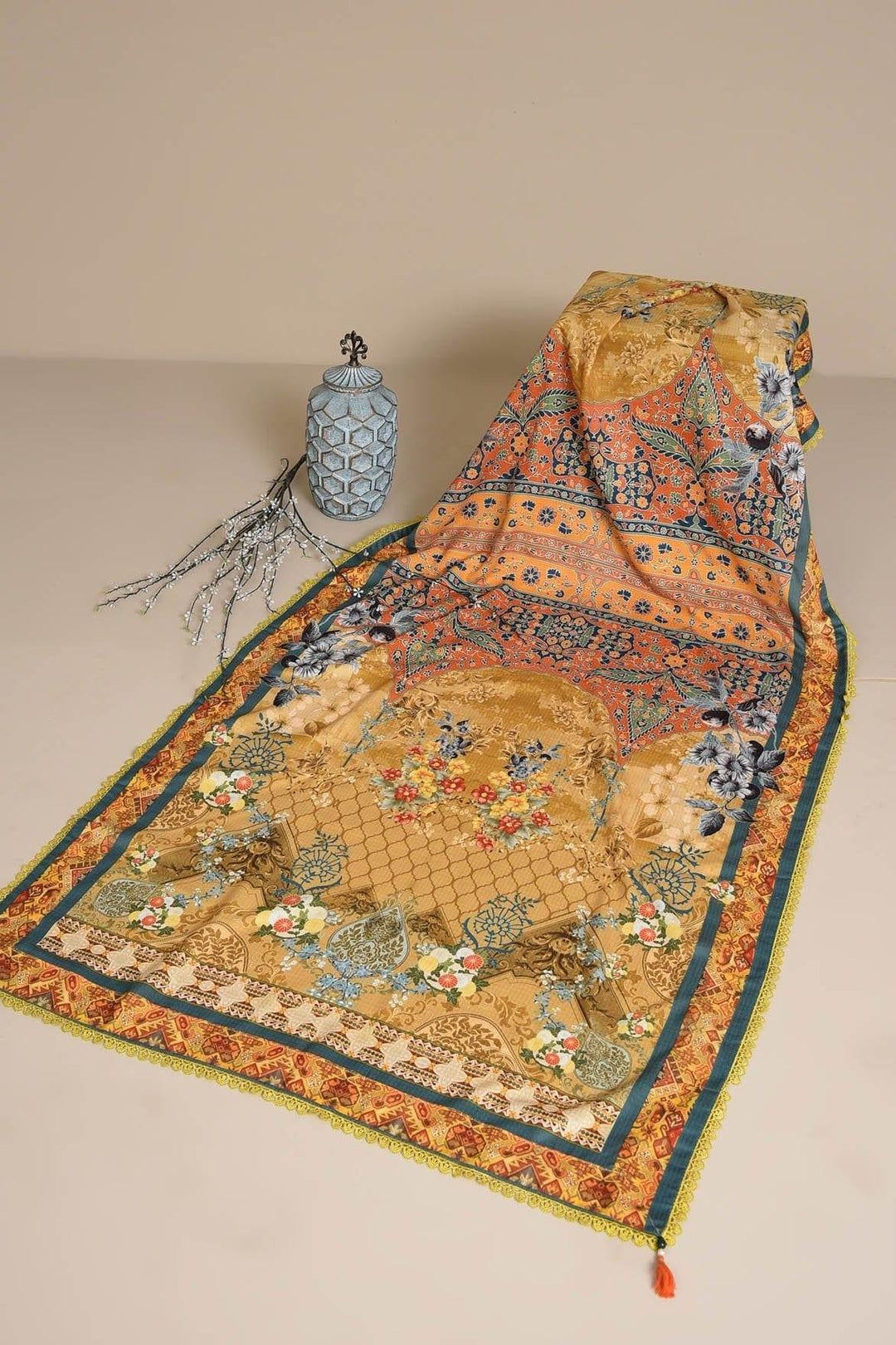 Mizaj - Printed Winter Shawl - Studio by TCS