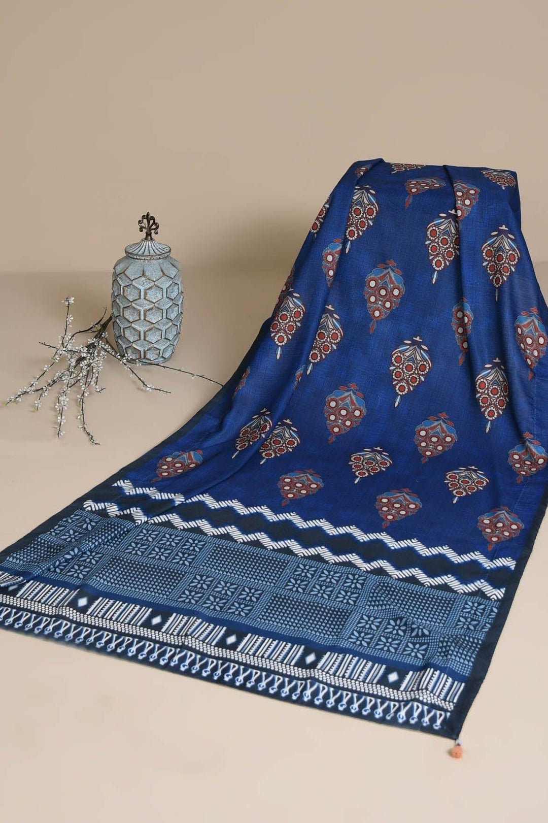 Mizaj - Printed Winter Shawl - Studio by TCS