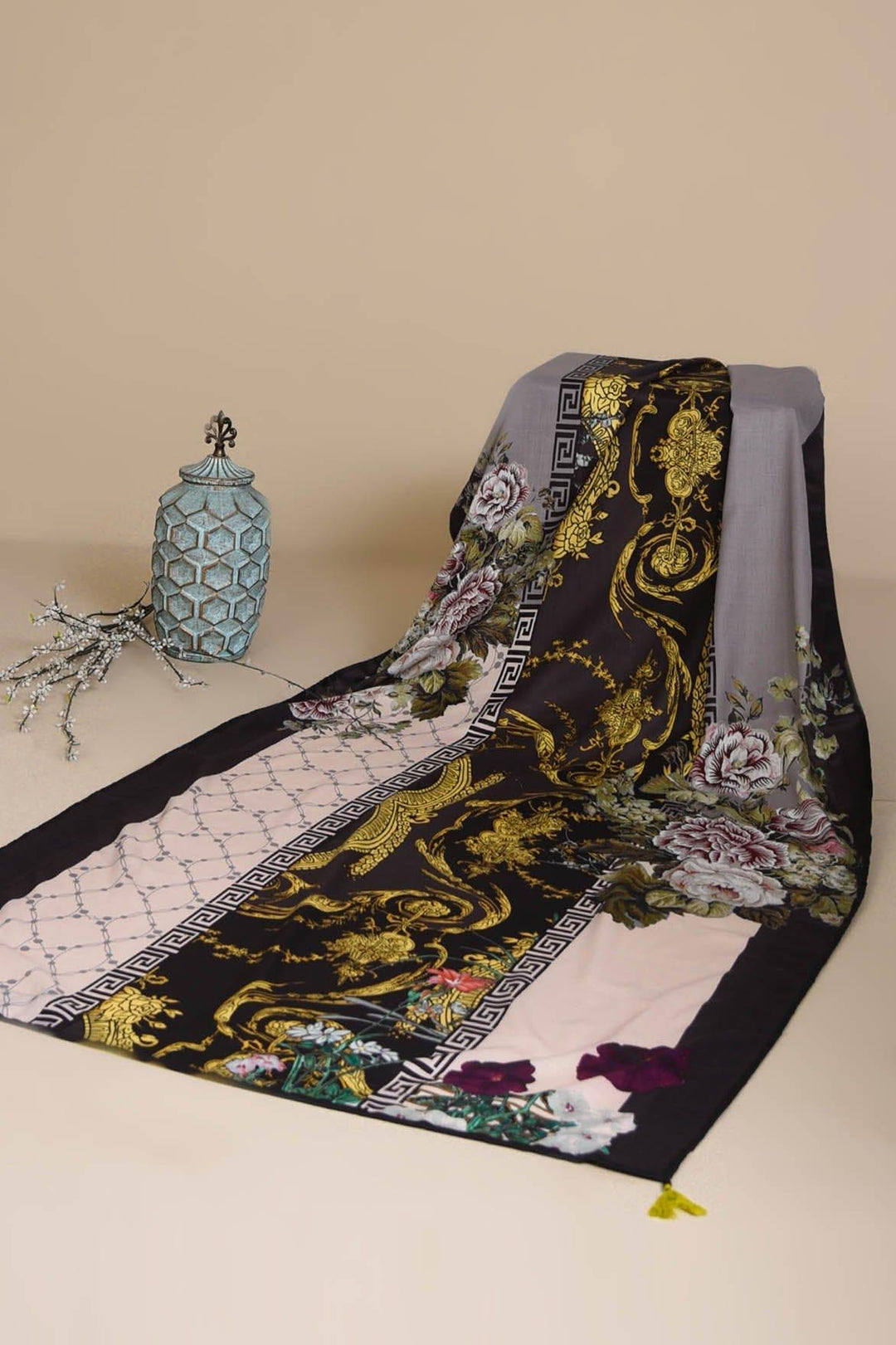 Mizaj - Printed Winter Shawl - Studio by TCS