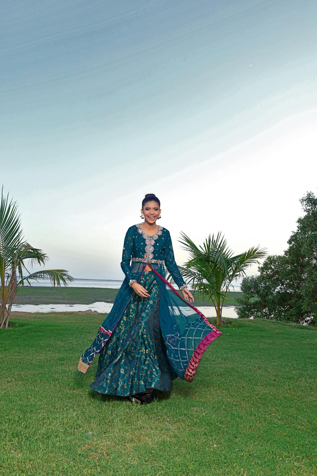 Sadia Aamir - Aab - Khaddi - Jamavar - 3 Piece