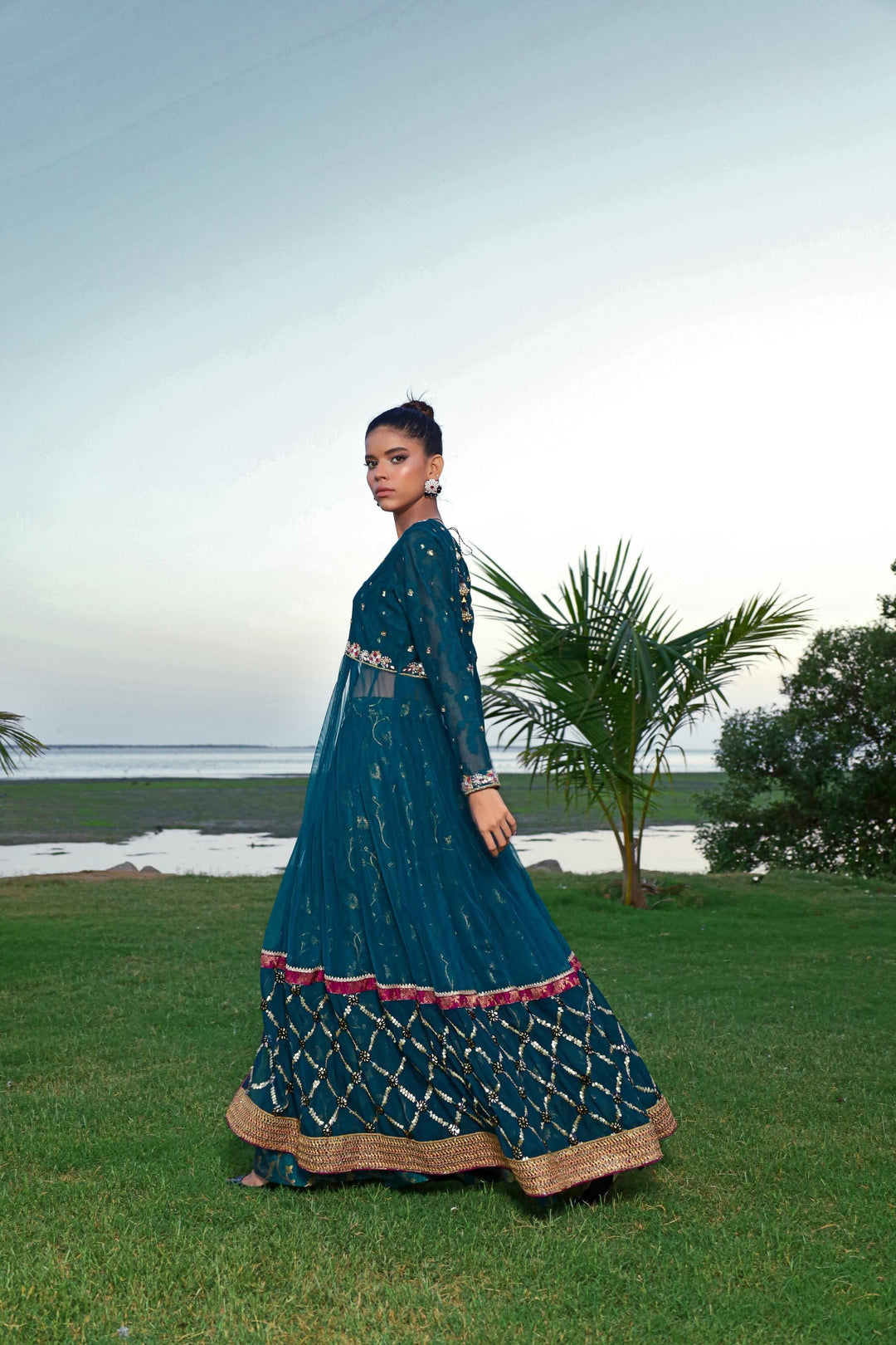 Sadia Aamir - Aab - Khaddi - Jamavar - 3 Piece