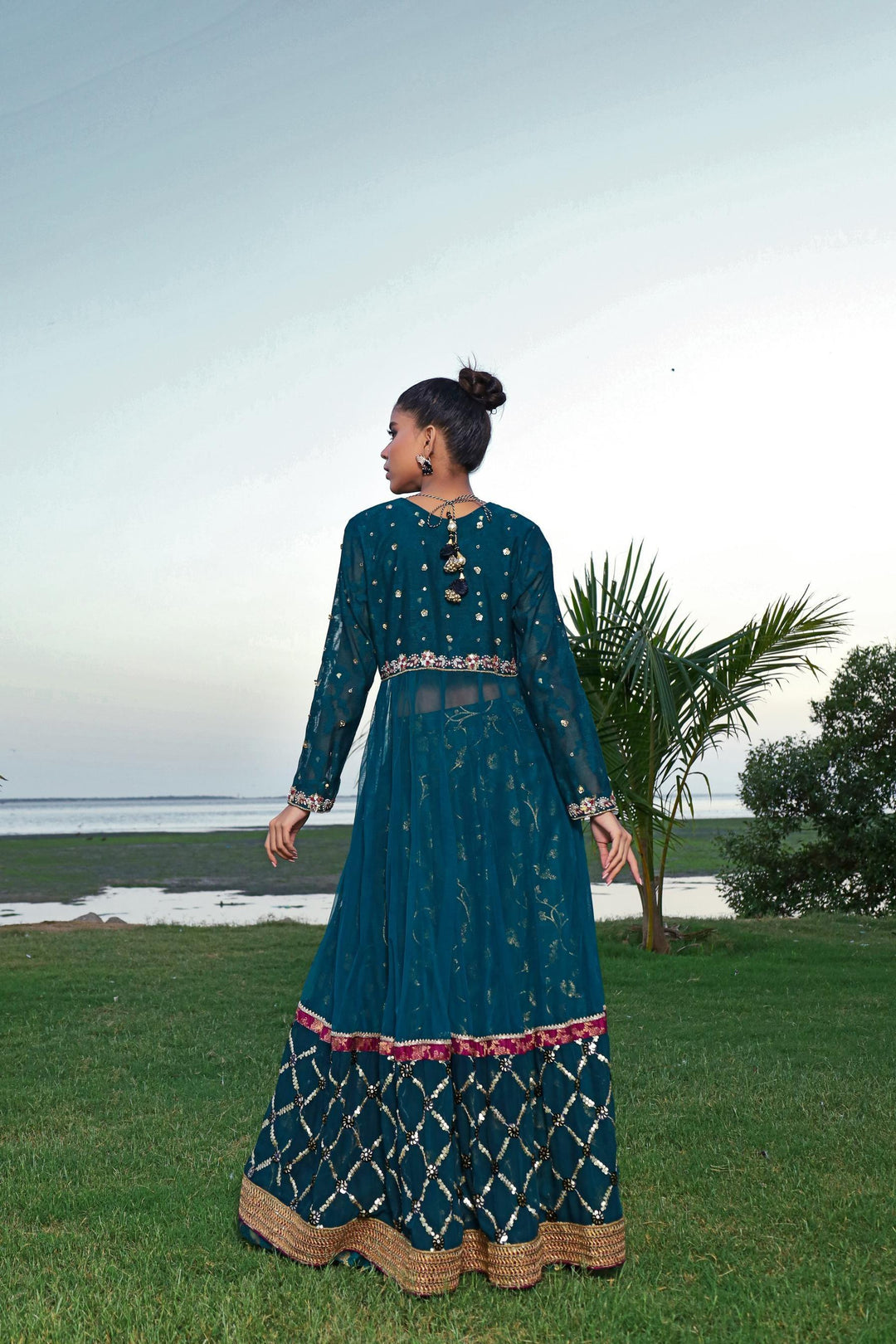 Sadia Aamir - Aab - Khaddi - Jamavar - 3 Piece