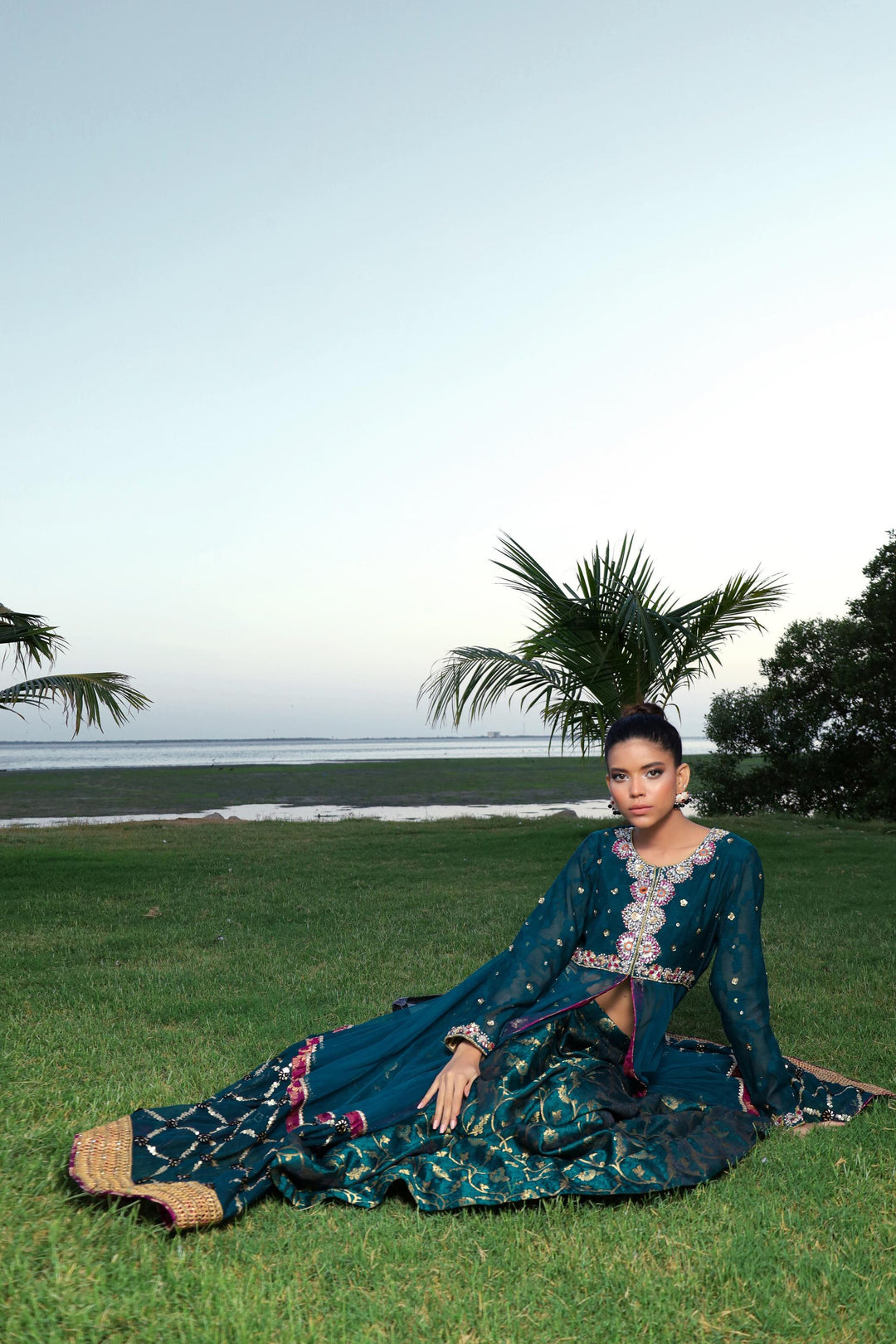 Sadia Aamir - Aab - Khaddi - Jamavar - 3 Piece