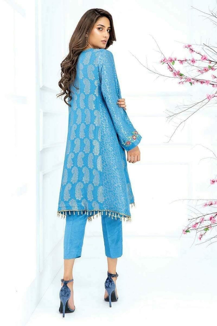 Sadia Aamir - Arctic Santorini - SA-LP19 - Jamavar Handwork - 1 Piece
