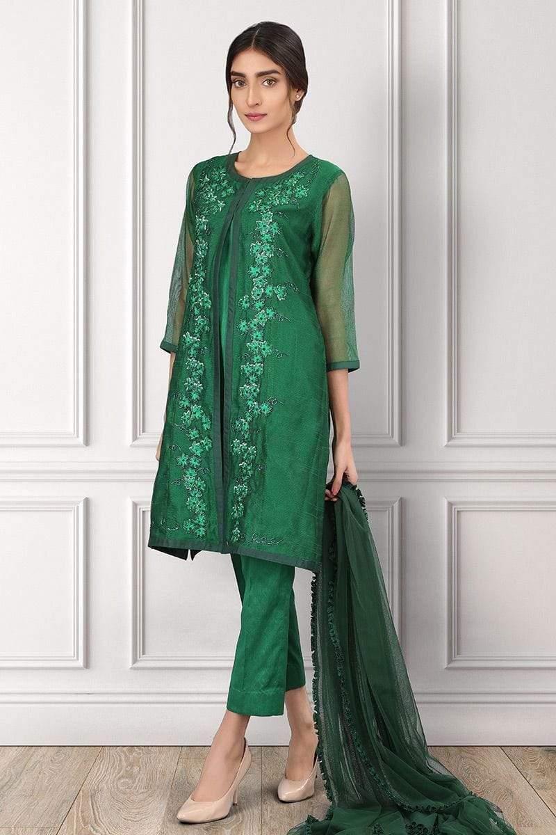Sadia Aamir - Emerald Ivy - SAL-10 - Embroidered - 1 Piece