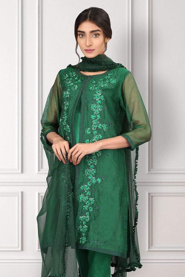 Sadia Aamir - Emerald Ivy - SAL-10 - Embroidered - 1 Piece