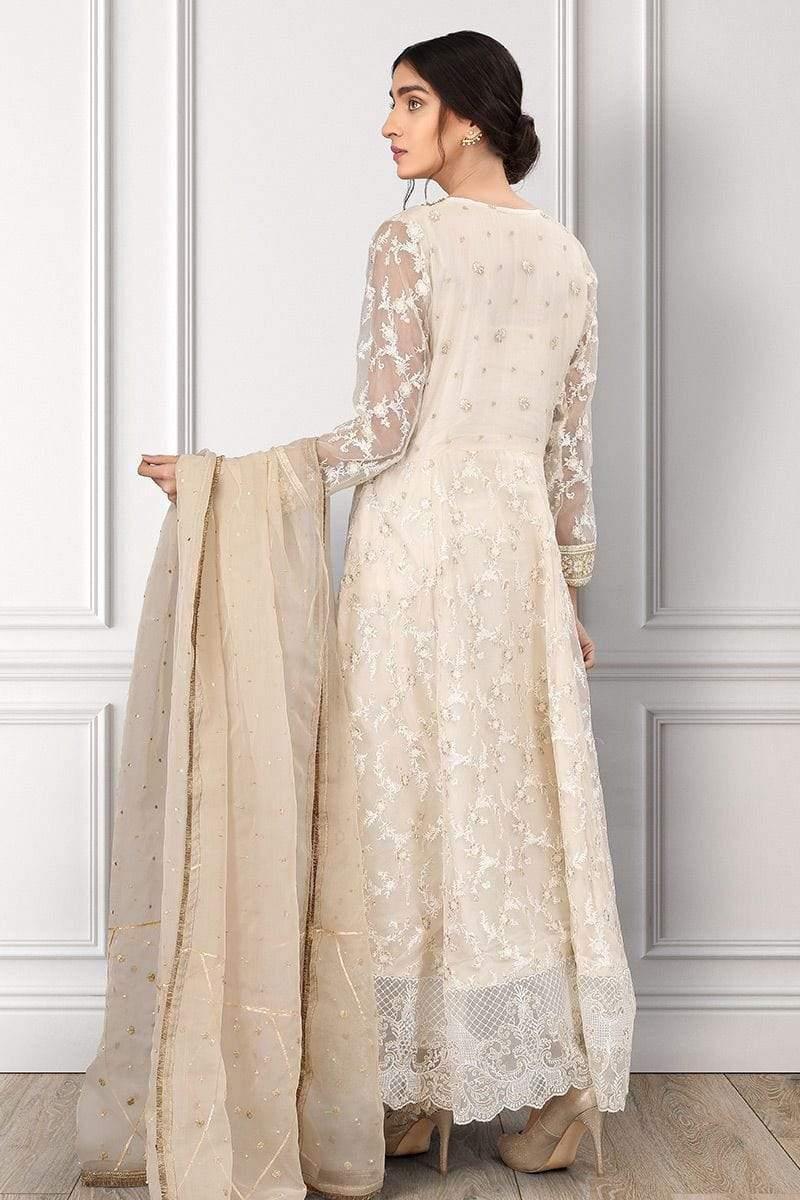 Sadia Aamir - Ivory Pari - SAL-08 - Handwork - 1 Piece