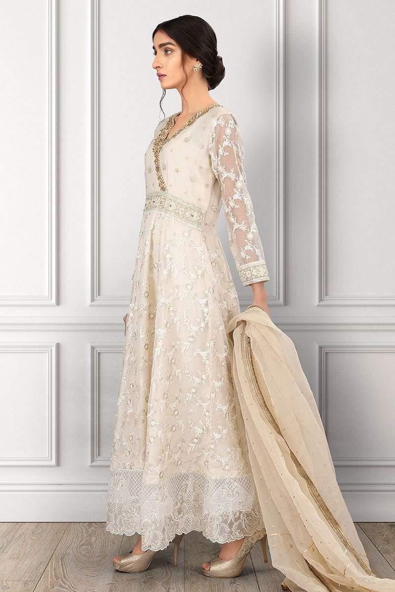 Sadia Aamir - Ivory Pari - SAL-08 - Handwork - 1 Piece