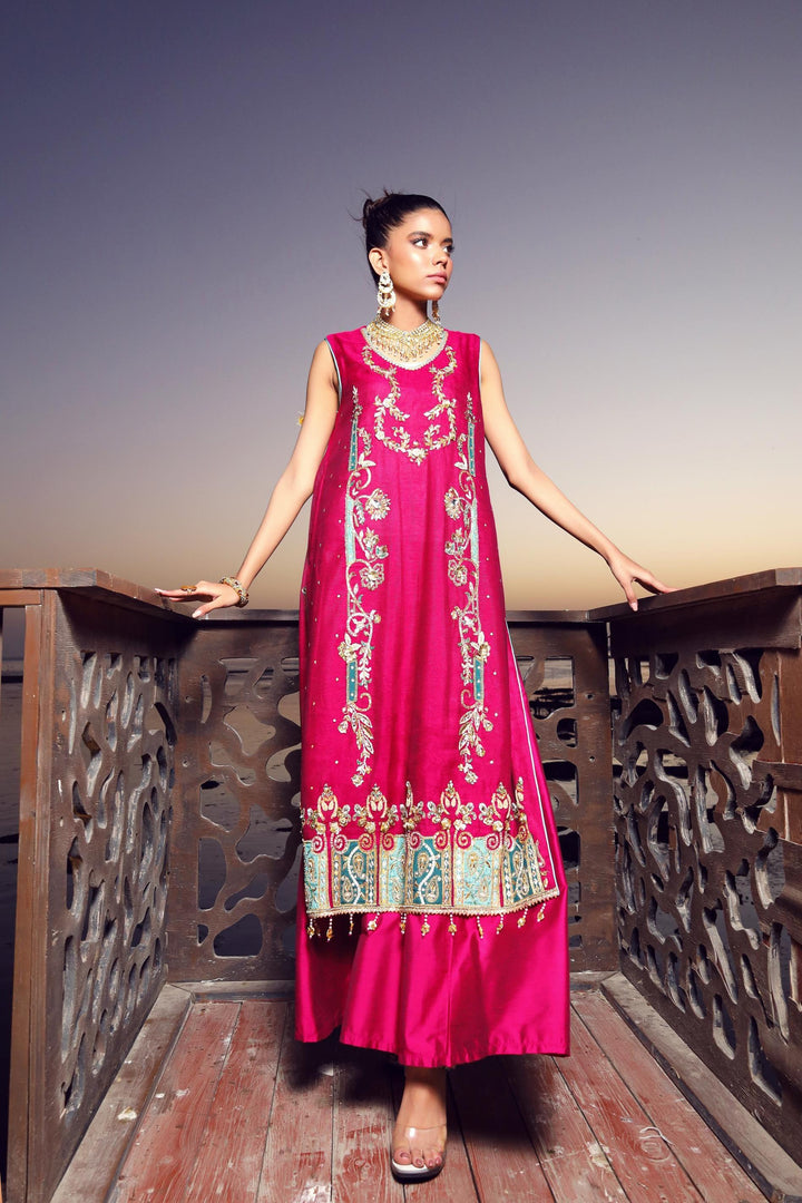 Sadia Aamir - Sharar - Khaddi - 3 Piece