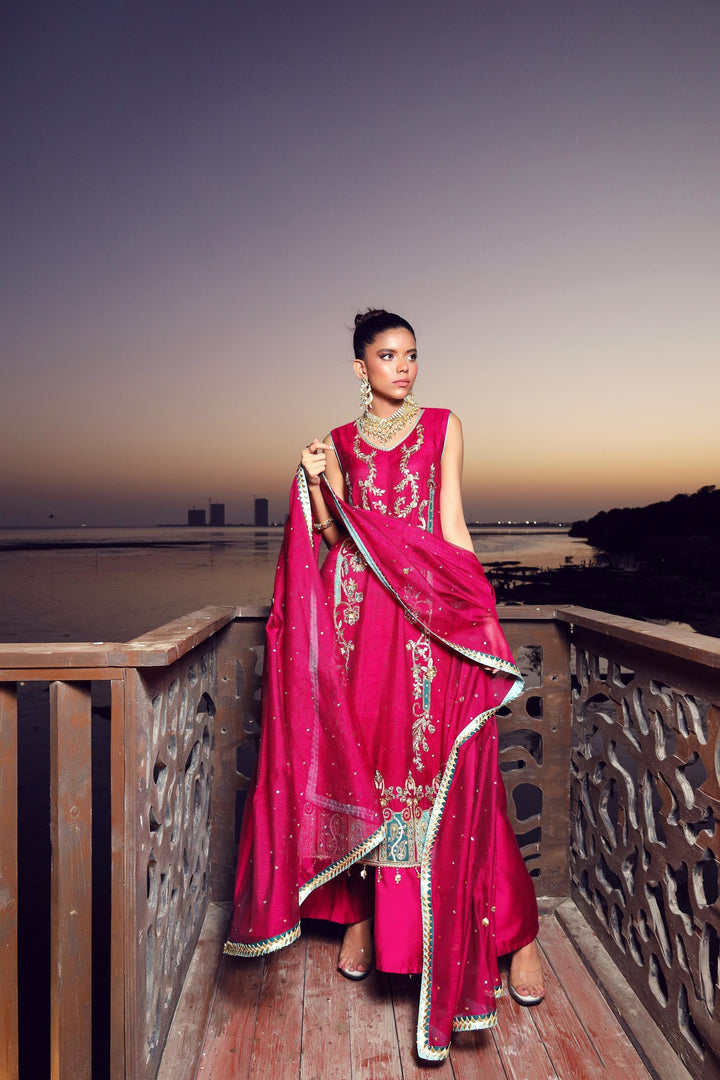 Sadia Aamir - Sharar - Khaddi - 3 Piece