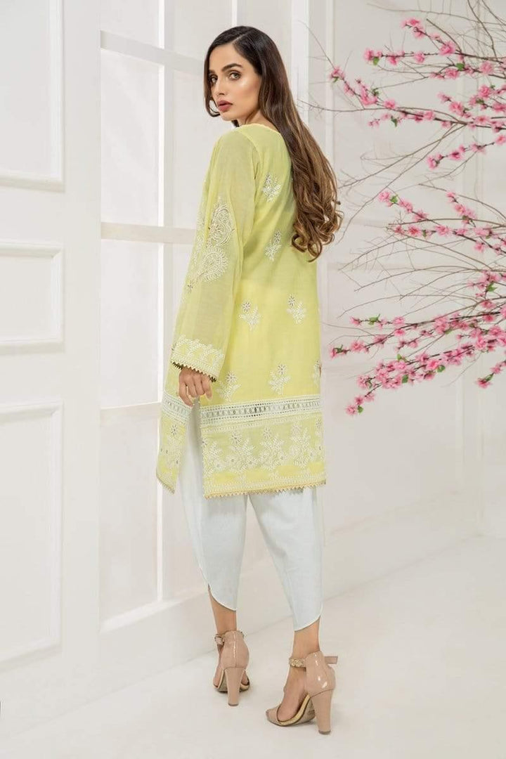 Sadia Aamir - Yellow Bumblebee - SA-LP33 - Embroidery - 1 Piece