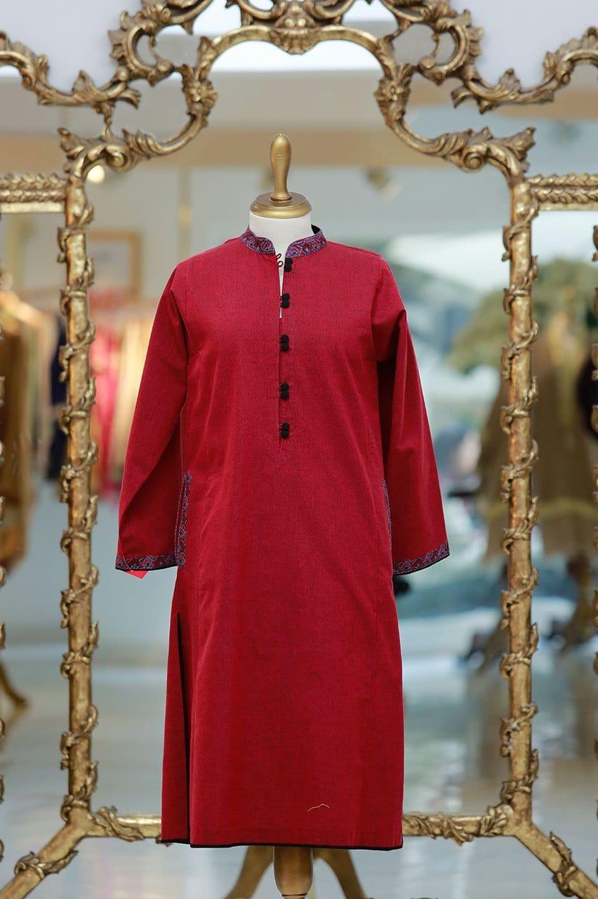 Sanam Chaudhri - Red Shirt