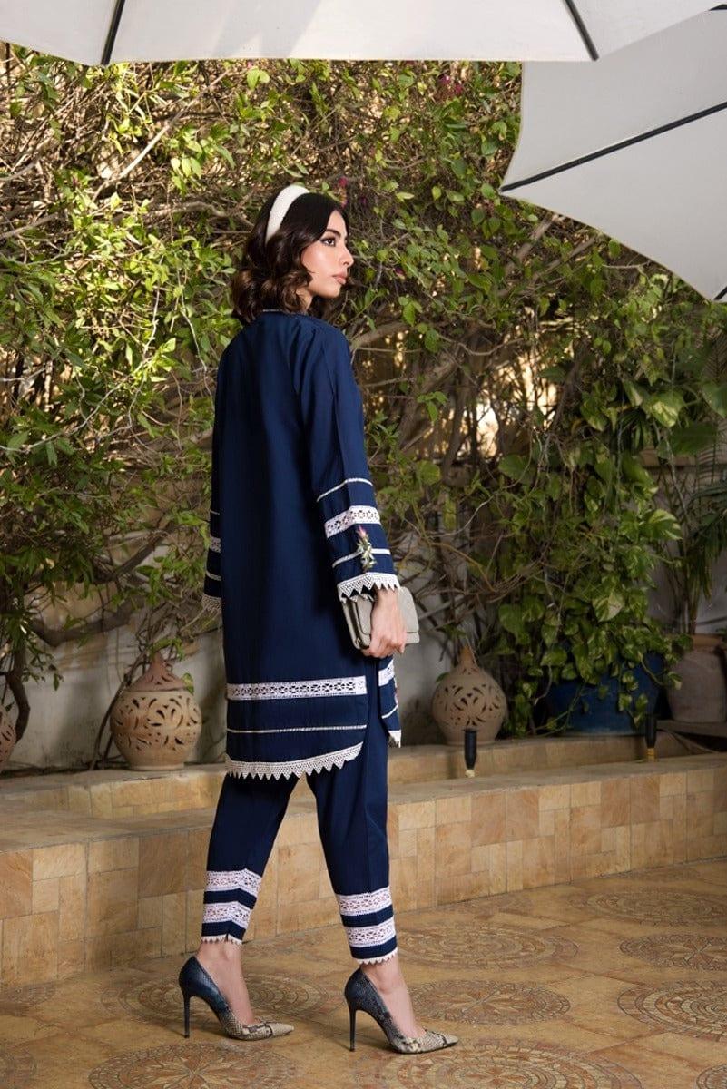Shehrnaz - Navy Blue Shirt - SHK-1062