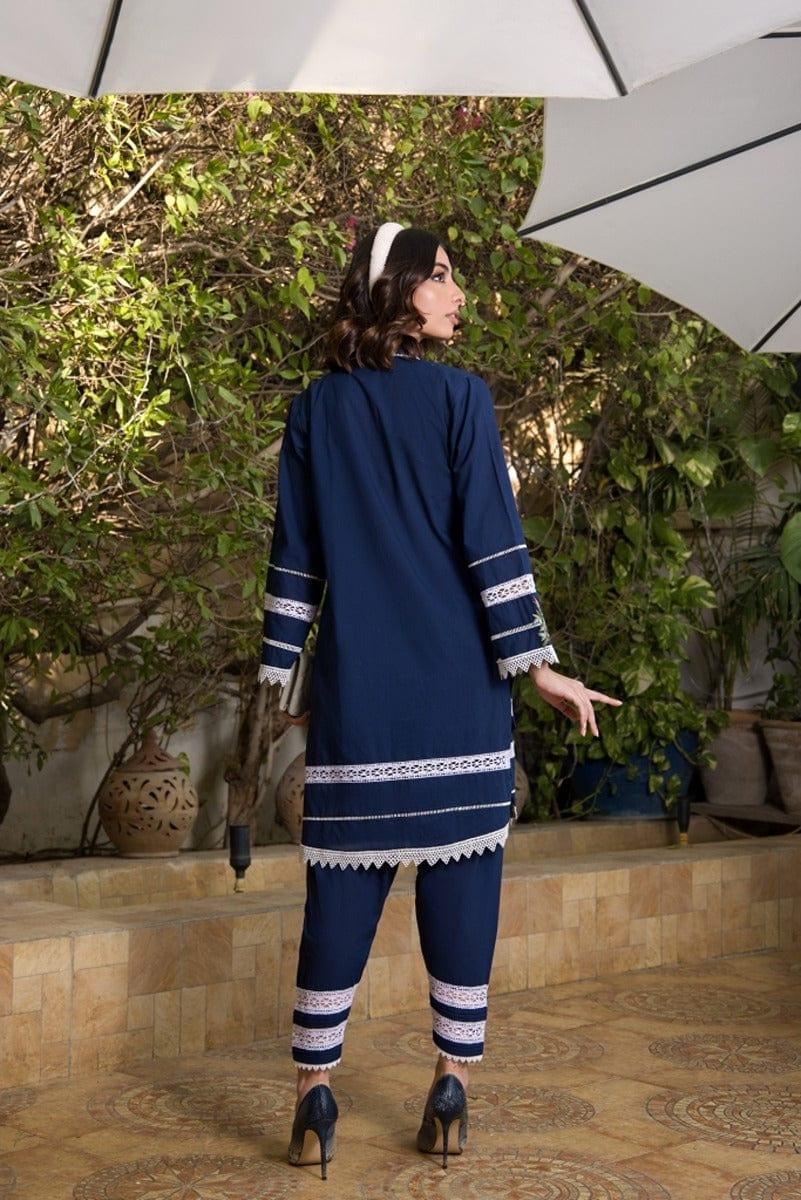 Shehrnaz - Navy Blue Shirt - SHK-1062