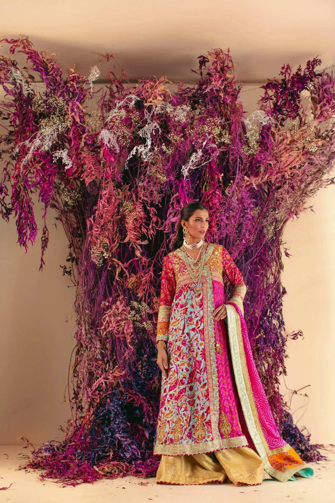 Shehrnaz - SHK-1016 - Ferozi - Block Printed - 3 Piece