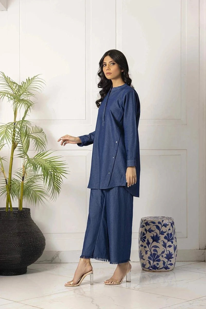 Shehrnaz - SHK-1033 - Off White - Block Print - 2 Piece