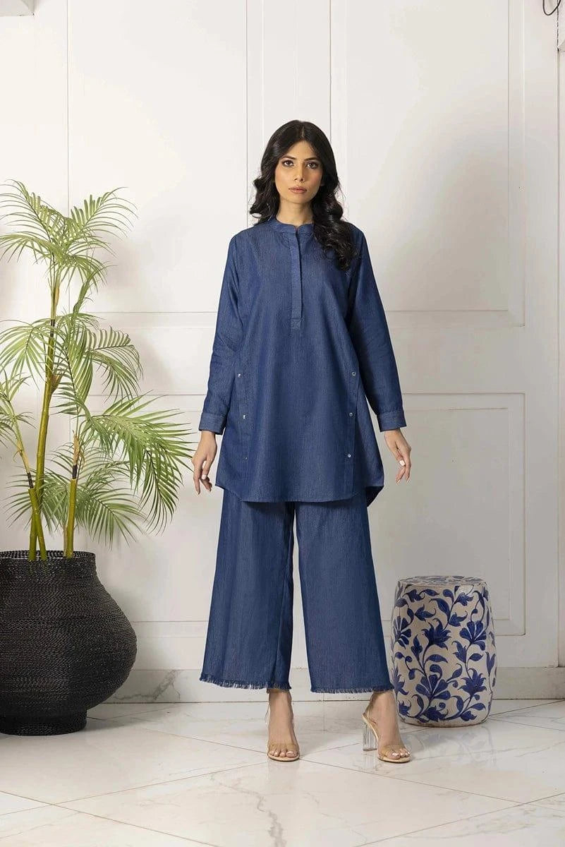 Shehrnaz - SHK-1033 - Off White - Block Print - 2 Piece