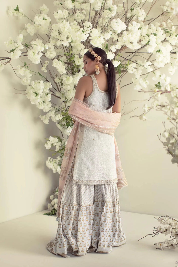 Shehrnaz - SHK-964 - Light Blue - Embroidered - 3 Piece